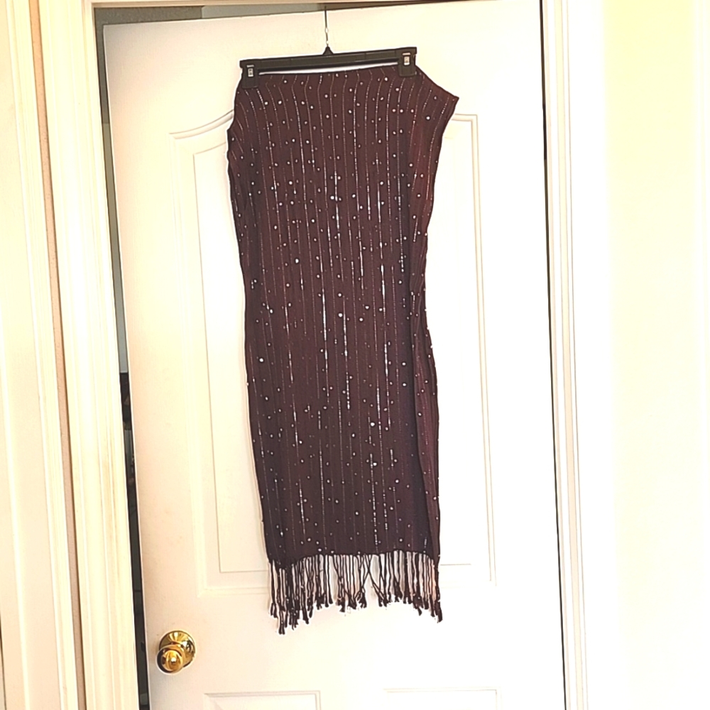 Long Sequined Scarf